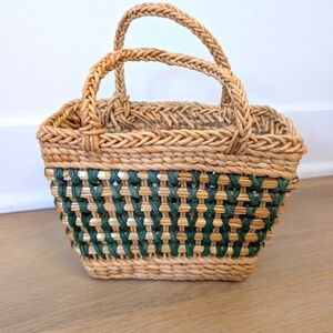 Mini Basket Tote / Handbag